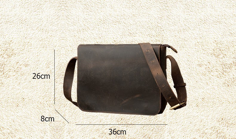 Retro Casual Leather Shoulder Bag from Bags, Shoes & More