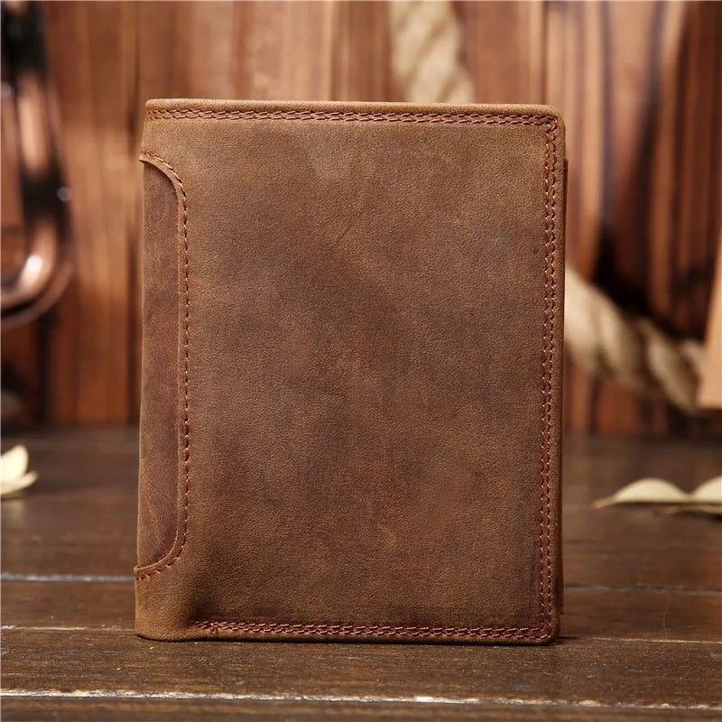 Genuine Leather Wallet Credit Card - Health Rise Base