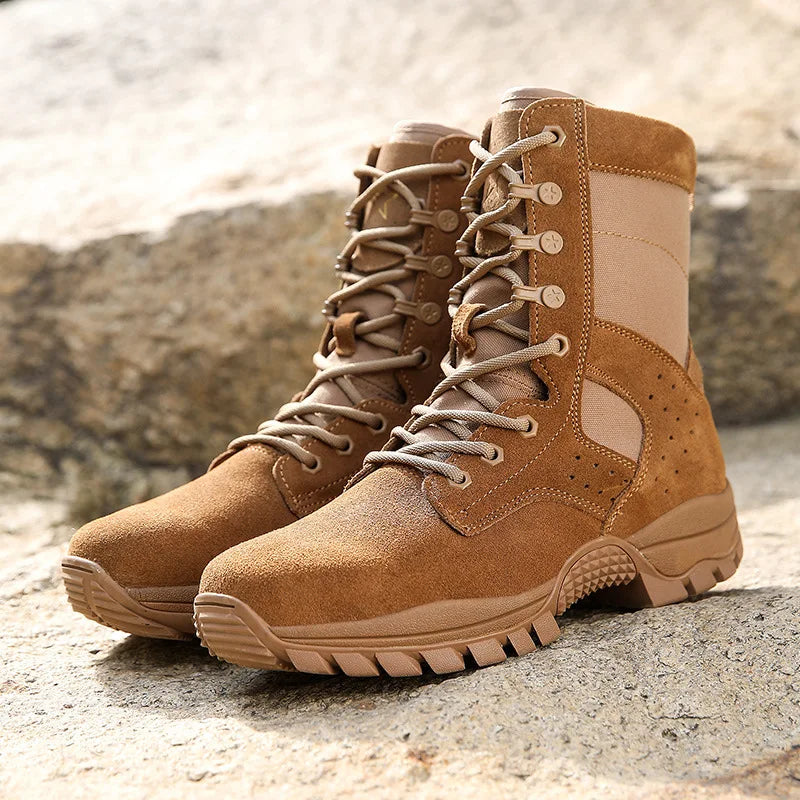 Topfight Leather New Style Land Combat Boots - Health Rise Base