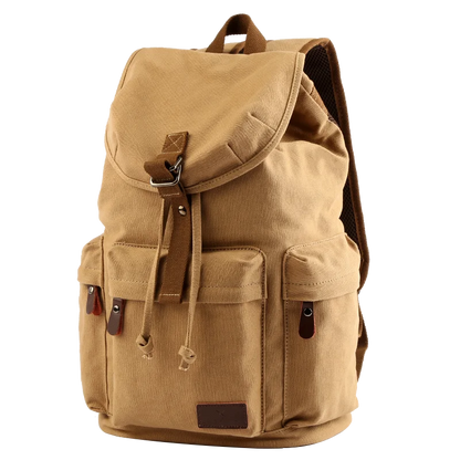 Vintage Canvas Backpack Large Capacity 15.6inch Laptop Casual Bag - Health Rise Base