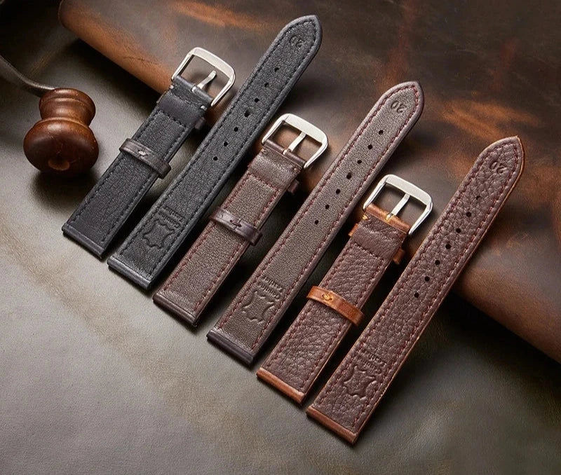 Retro Genuine Leather Strap - Health Rise Base