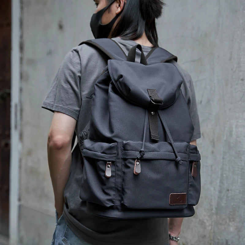 Vintage Canvas Backpack Large Capacity 15.6inch Laptop Casual Bag - Health Rise Base