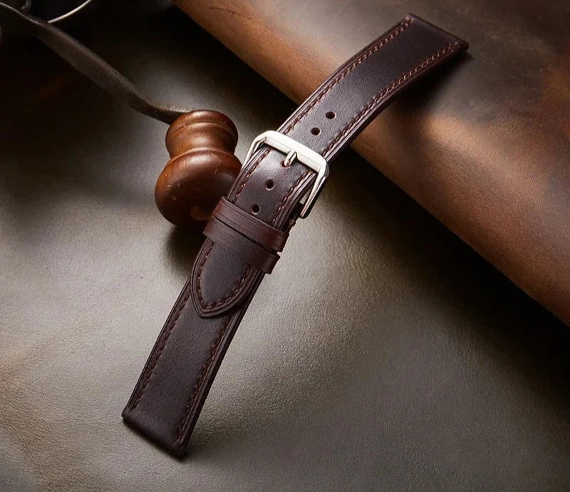 Retro Genuine Leather Strap - Health Rise Base