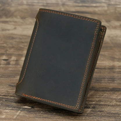 Genuine Leather Wallet Credit Card - Health Rise Base