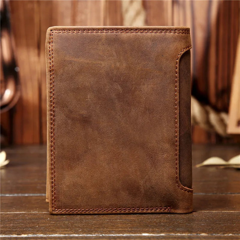 Genuine Leather Wallet Credit Card - Health Rise Base