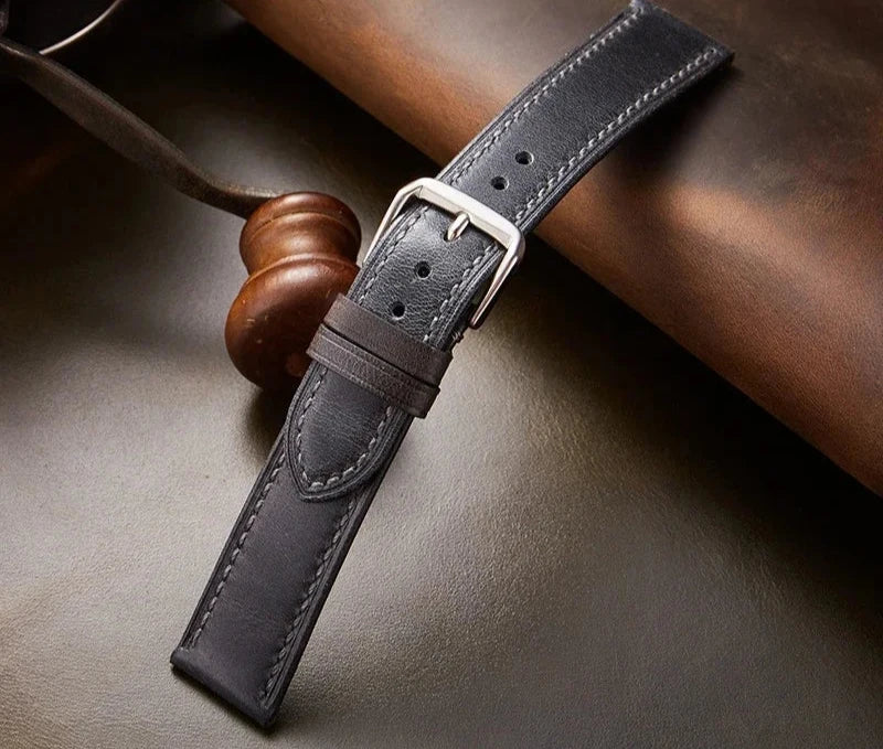 Retro Genuine Leather Strap - Health Rise Base